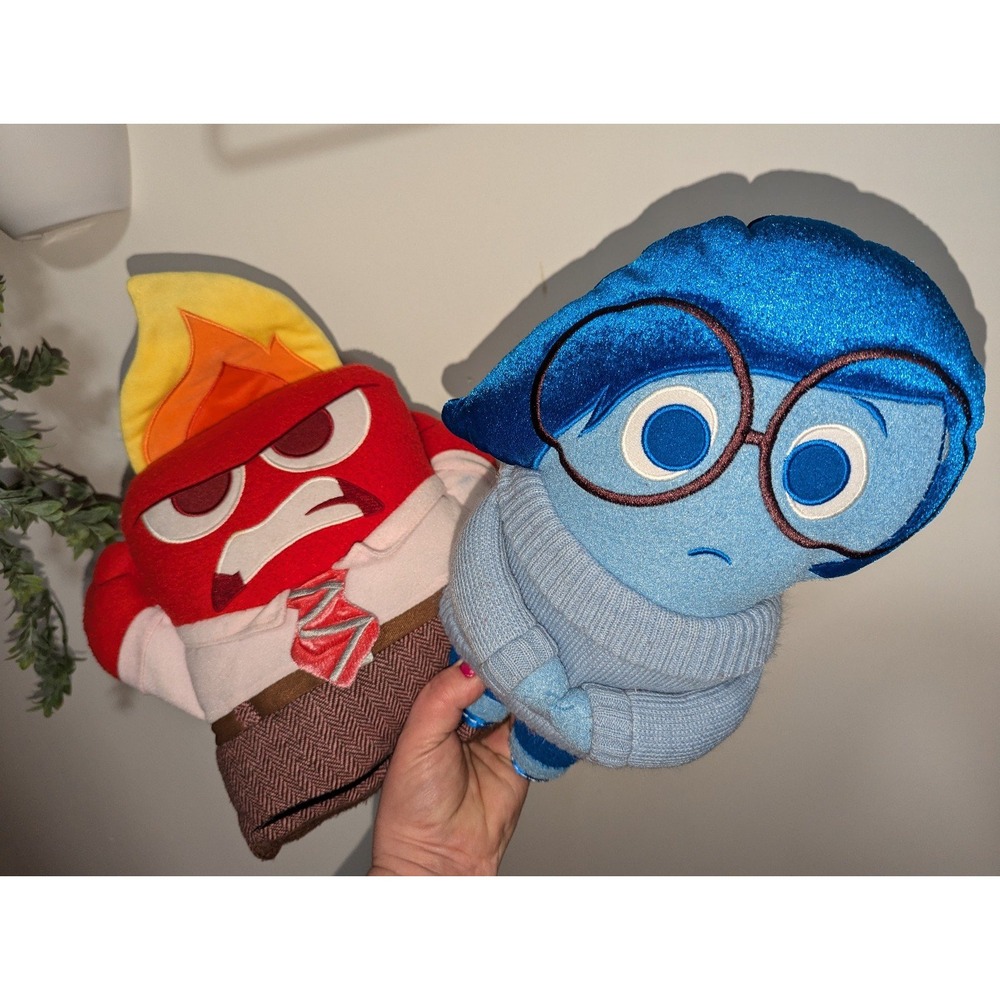 Disney inside out plush | sadness & anger